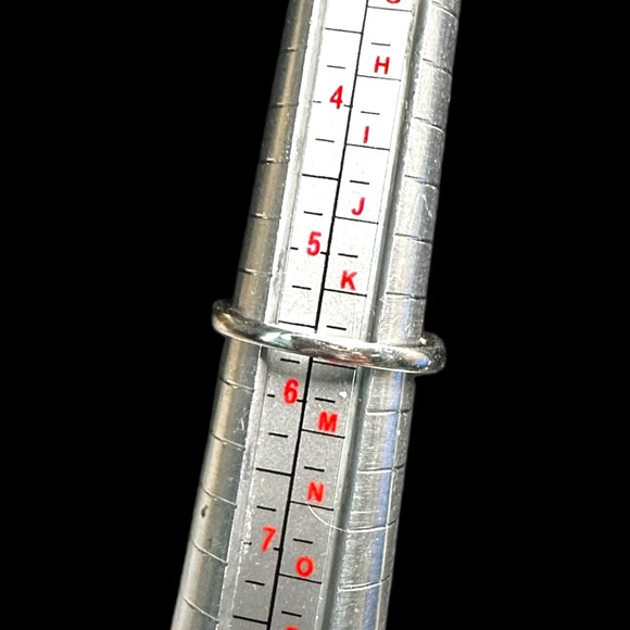 Sterling SIlver Ruby Oval Signed Set - Necklace, Earrings & Ring - Picture 9 of 12